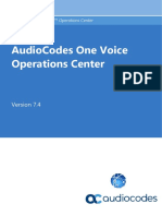 One Voice Operations Center Users Manual Ver 74