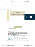 Cours de Physique Du Solide Chapitre