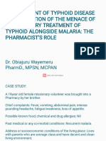 Typhoid Presentation