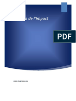 LES LOIS DE L'IMPACT - Par Christian MUGULA