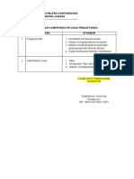 DKT Persyaratan Kompetensi Petugas Pendaftaran