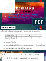 Ratio and Proportion Module 2
