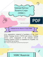 NSRC: National Service Reserve Corps Explained