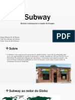 Franquias - Subway