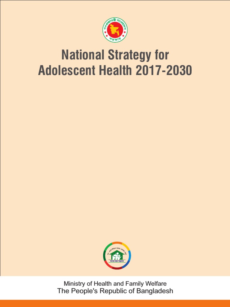 National Strategy For Adolescent Health 2017 2030 1 | PDF | Adolescence ...