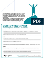 Navigators Discipleship Tool: Personal Testimony Guide