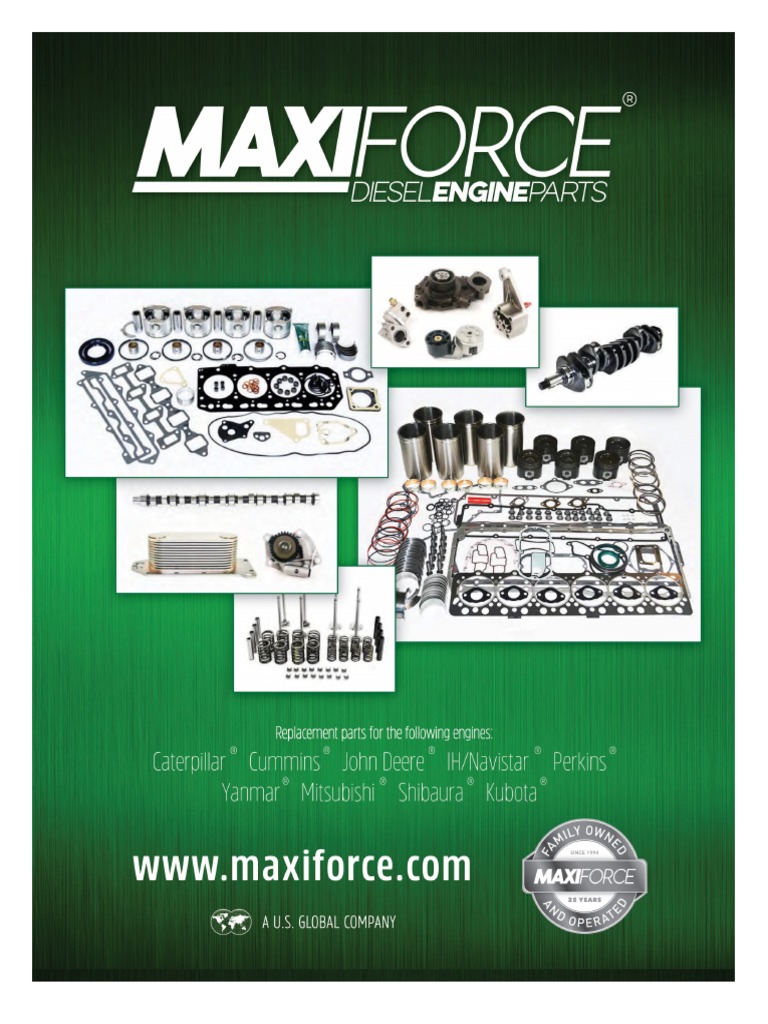 Maxiforce Catalog | PDF | Machines | Engines