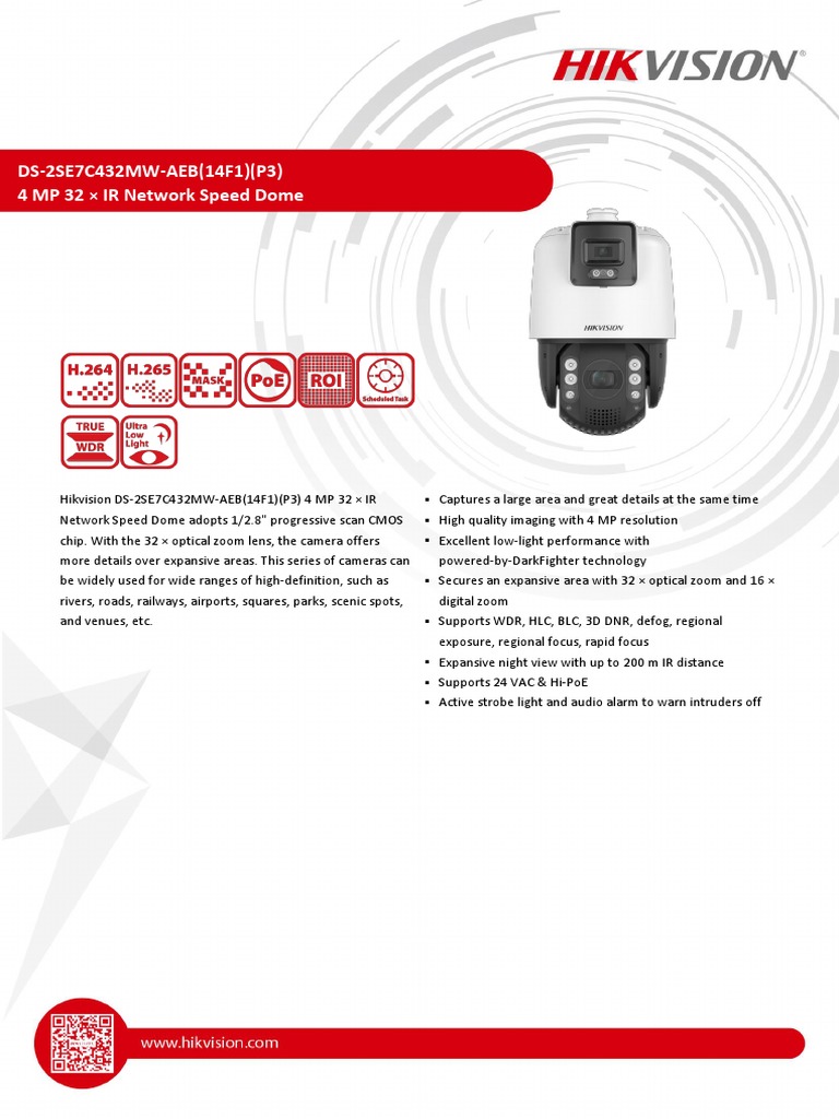 Ds 2se7c432mw Aeb14f1p3 Pdf Camera Pixel