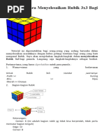 Rumus Rubik 3x3 untuk Pemula | PDF