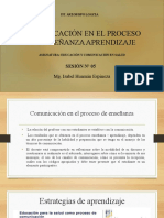 Tema 5 Comunicación en El Proceso de Enseñanza Aprendizaje