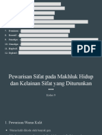 Pewarisan Sifat Pada Makhluk Hidup Part 2