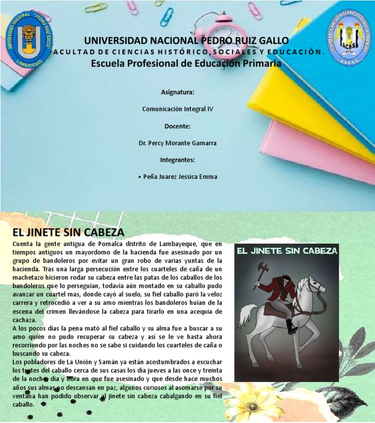 Leyenda El Jinete Sin Cabeza | PDF