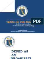 Updates on Data Management Policies and Guidelines