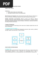 Co Notes Module 1