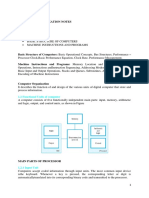 Co Notes Module 1