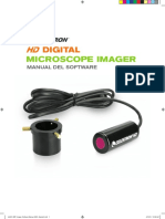 Manual cámara microscopio digital