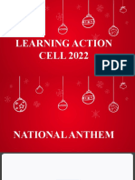 Learning Action Cell 2022 National Anthem Prayer Recap