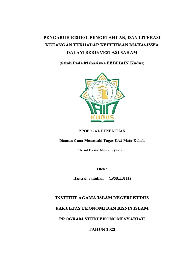 211 Hamzah Saifullah Proposal Skripsi Rpms Pdf
