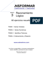 Test de competencias y habilidades módulo razonamiento lógico 60 ejercicios