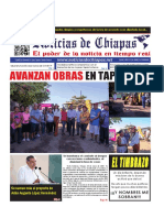 Periódico Noticias de Chiapas, Edición Virtual Jueves 19 de Enero de 2023