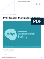 PHP Dasar - Manipulasi String - Jago Ngoding