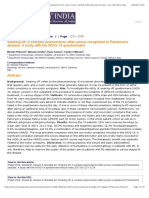 Wearing off- A complex phenomenon often poorly recognized in Parkinson's disease. A study with the WOQ-19 questionnair