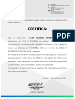 Certificado de Empresa