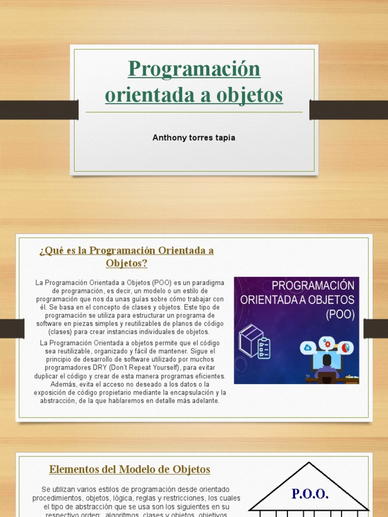 Principios De Programación Orientada A Objetos – MXLQN