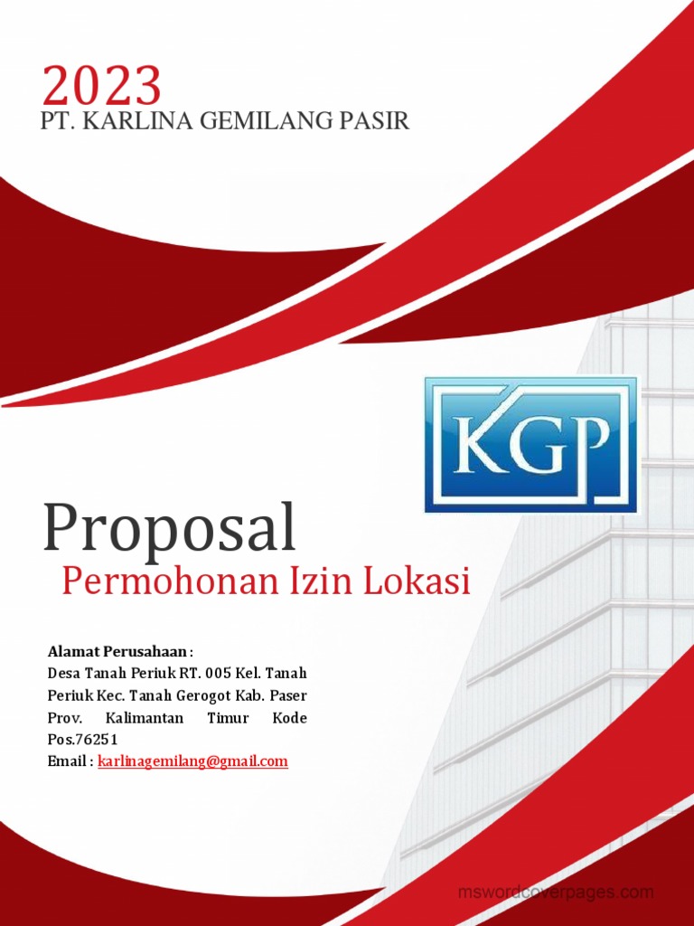 Proposal Izin Lokasi Pt. Karlina Gemilang Pasir | PDF