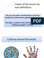 Cultures Around The World