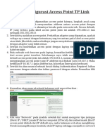 Cara Konfigurasi Access Point TP Link