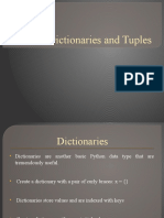 5 Python Tuples and Dictionaries