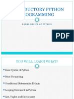 Learn Python Basics: Syntax, Functions, Debugging & More