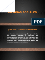 Ciencias Sociales