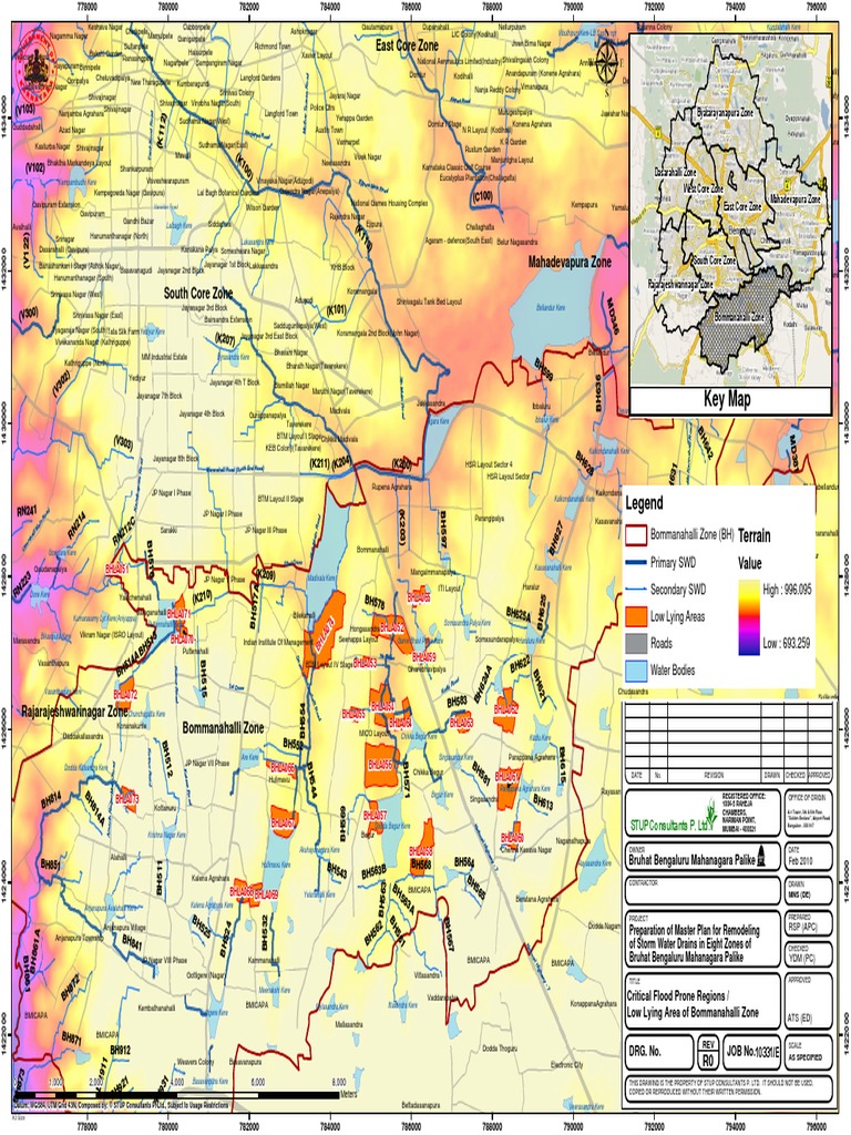 Low Lying Area Map Bommanahalli | PDF