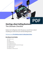Starting A Beat Selling Business The Ultimate Checklist