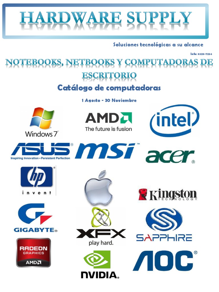 Catálogo Computadoras | PDF | Intel | Hardware de la computadora