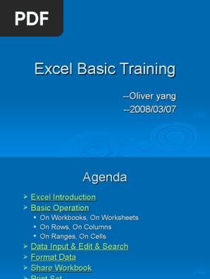 Vdocument.in Ms Excel Basic Training