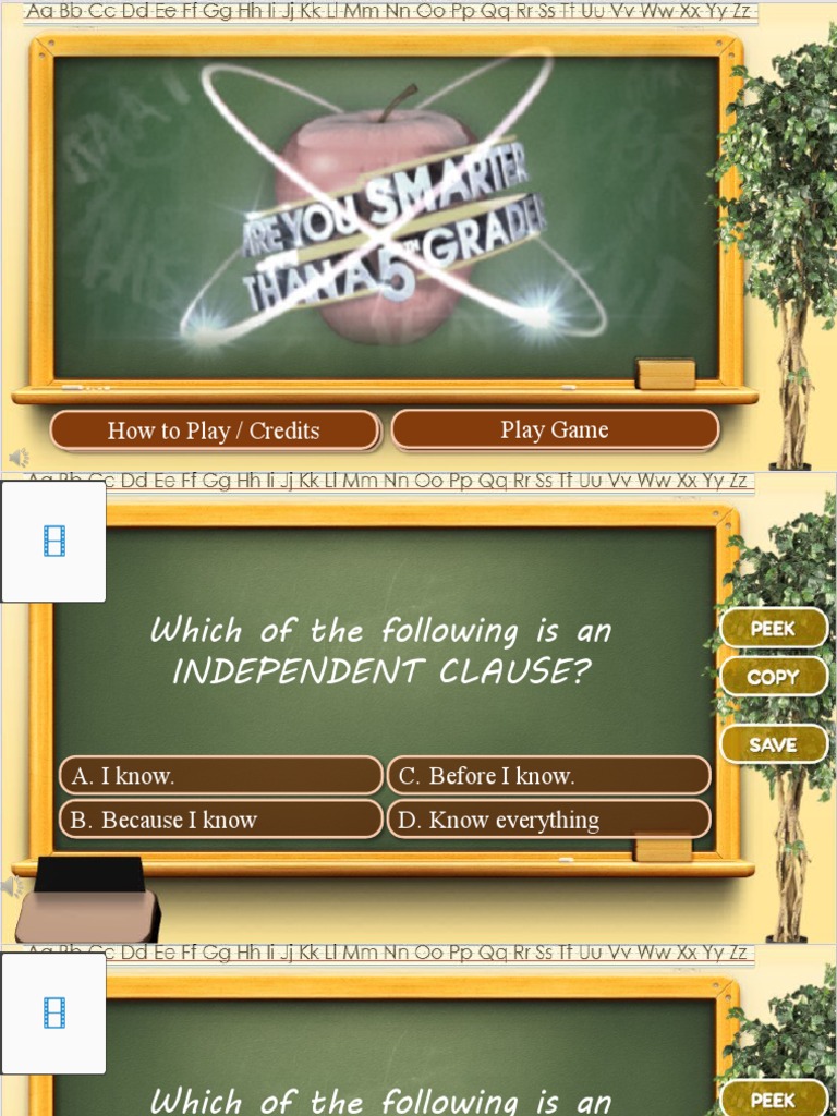 Are You Smarter Than A Fifth Grader PDF
