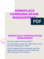 Workplace Communication Management-20!01!2011