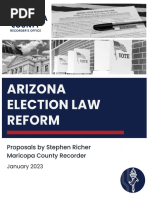 Arizona Election Law Reform Proposals - Stephen Richer