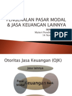 Pengenalan Pasar Modal & Jasa Keuangan Lainnya (Dasar 1 - November 2022)