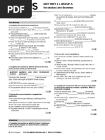Focus 4 Unit 3 B Grupa | PDF | Linguistics