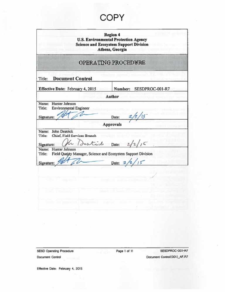 Document Control | PDF | Quality Management System | Business