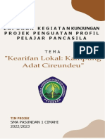 Laporan Projek Kearifan Lokal