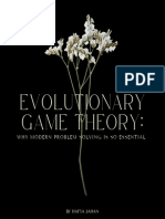 Evolutionary Game Theory: Why Modern Problem Solving Is So Essential