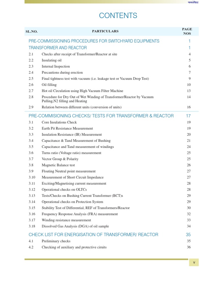 Transformer Testing PDF