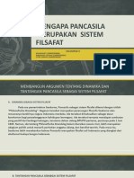 Mengapa Pancasila Merupakan Sistem Filsafat