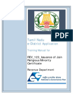User Manual (CSCOperator) - REV - 123 - Issuance of Jain Religious Minority Certificate