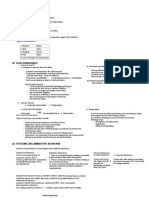 Types and Features of Inflammation